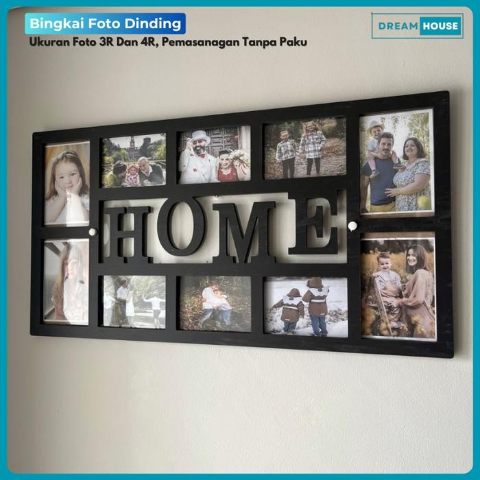 Bingkai Foto Tempel Dinding Tanpa Paku Frame Foto Pigura Photo Gantung Dinding Aesthetic