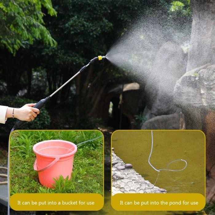 KHUSUS GRAB Kepala Semprotan Air Panjang Stik Sprayer Tanaman Elektrik 8/10 Liter