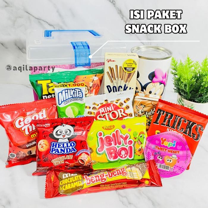 Paket Box Snack Ulang Tahun Anak + Celengan Termurah