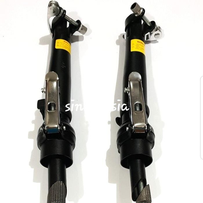Handle stem sepeda lipat, handel stem lipat, dudukan tiang ( Steel)