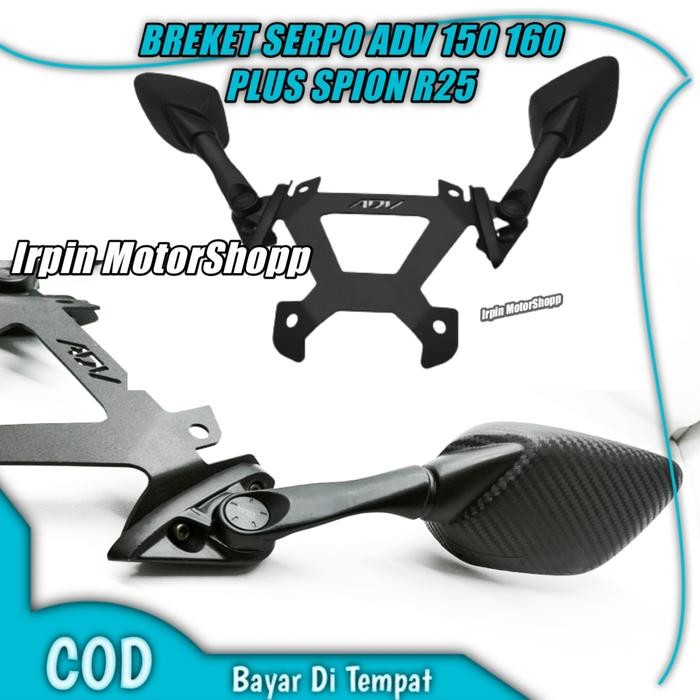 Variasi Honda Adv 150 Adv 160 Breket Spion R25 Original Gma Nemo