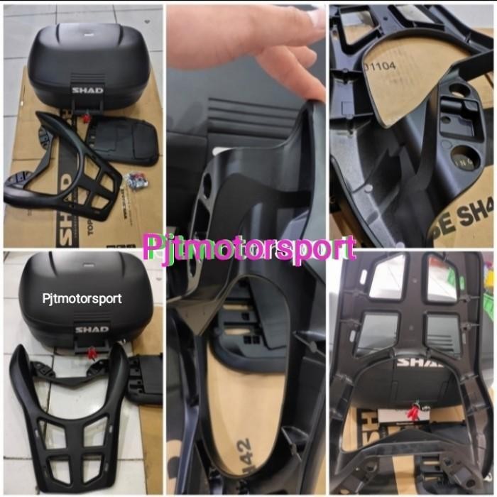 BOX MOTOR BOX SHAD 42 NMAX-2020 - 2021 - 2022 PAKETAN SHAD ORIGINAL KODE 1352