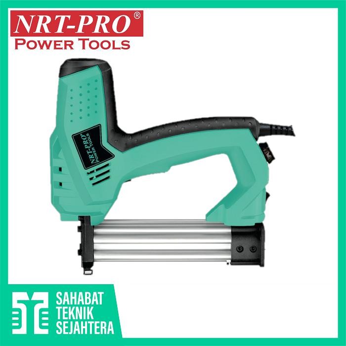 Terbaik Nrt-Pro F-304 E Mesin Staples Paku Tembak F304E Electric Tacker Gun