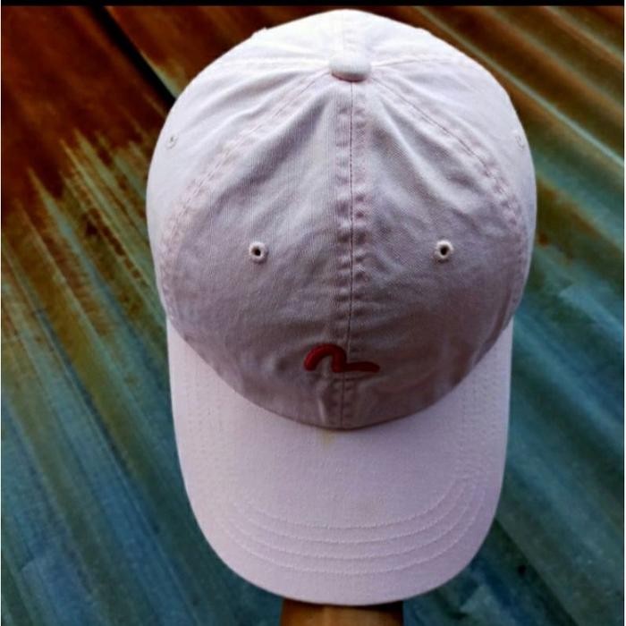 Khusus Grab Unik Cuci Gudang Topi Evisu Putih Premium Limited