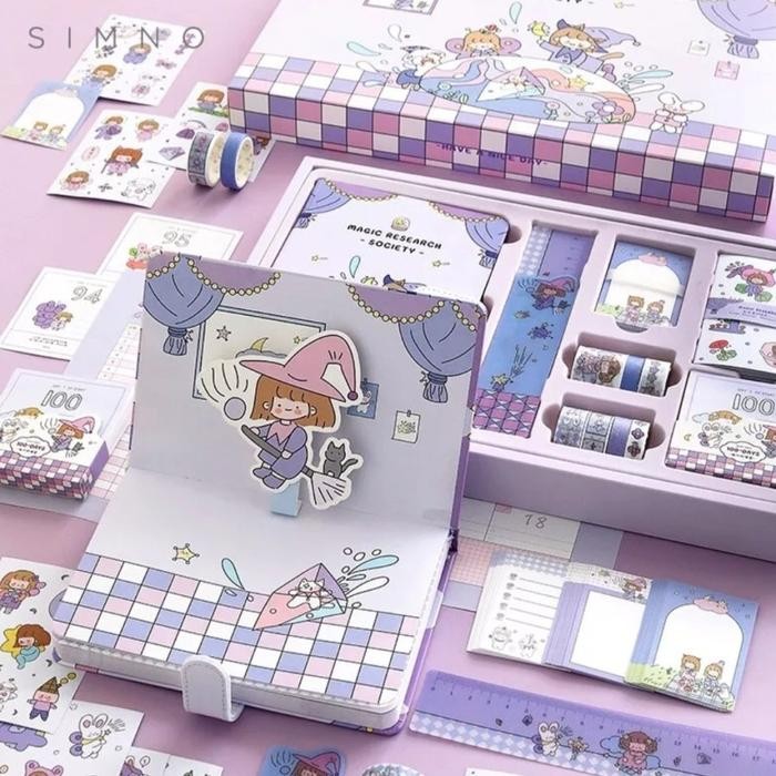 

Diary Set Kit - Journal Kit Set - Kado Valentine - Kado Ulang Tahun - Agenda Aesthetic