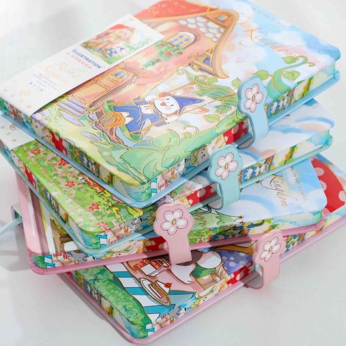 

Diary / Notebook Rabbit Kingdom / Agenda Lucu Import
