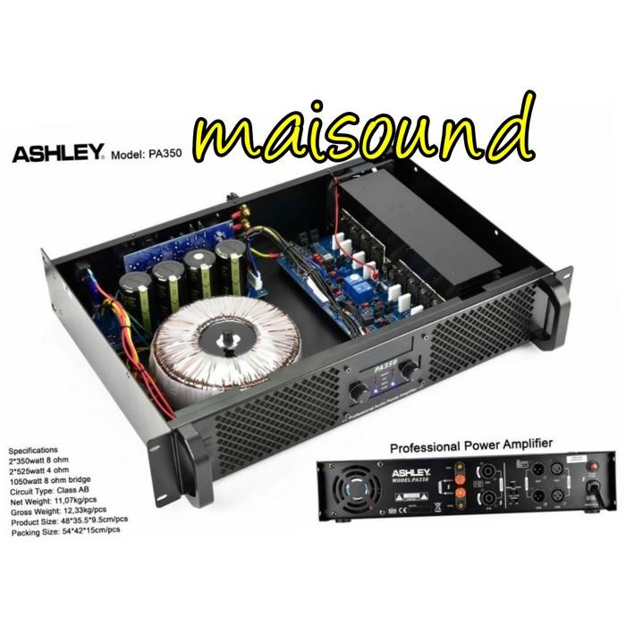 POWER AMPLIFIER ASHLEY PA 350 POWER AMPLI ASHLEY PA350 ORIGINAL