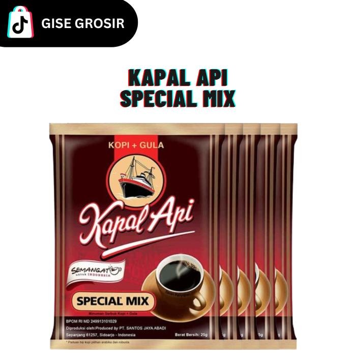 

3 RENCENG (30 SACHET) KOPI KAPAL API SPECIAL MIX 23 GR