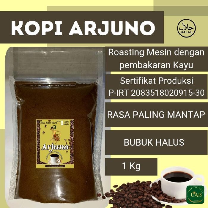 

Kopi Bubuk Arjuno 1 kg Jenis Robusta Rasa Sedap Mantap Coffee