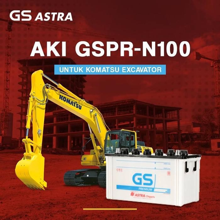 GS PREMIUM ASTRA AKI MOBIL VOLVO N10 N100 / 95E41R - 100AH AKI BASAH