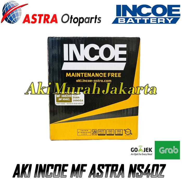 INCOE MF ASTRA AKI MOBIL SUZUKI CARRY FUTURA NS40Z - 35AH AKI KERING