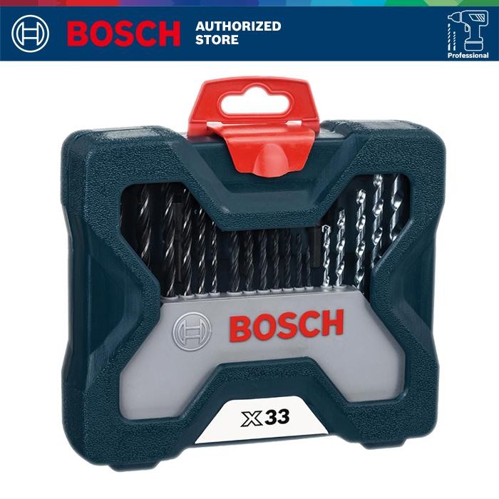 Bosch Drill + Screwdriver Bits Set/Mata Bor + Mata Obeng Set 33pcs