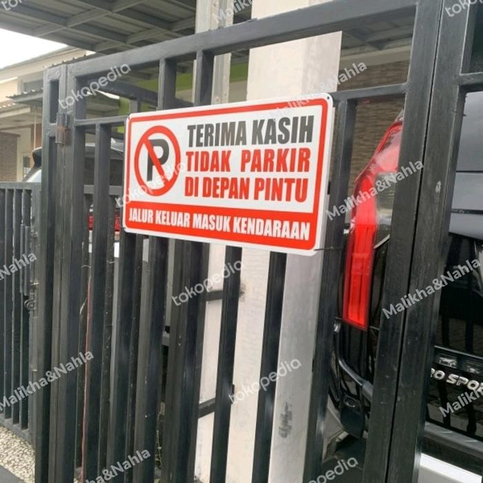 

Rambu Dilarang Parkir Di Depan Pintu