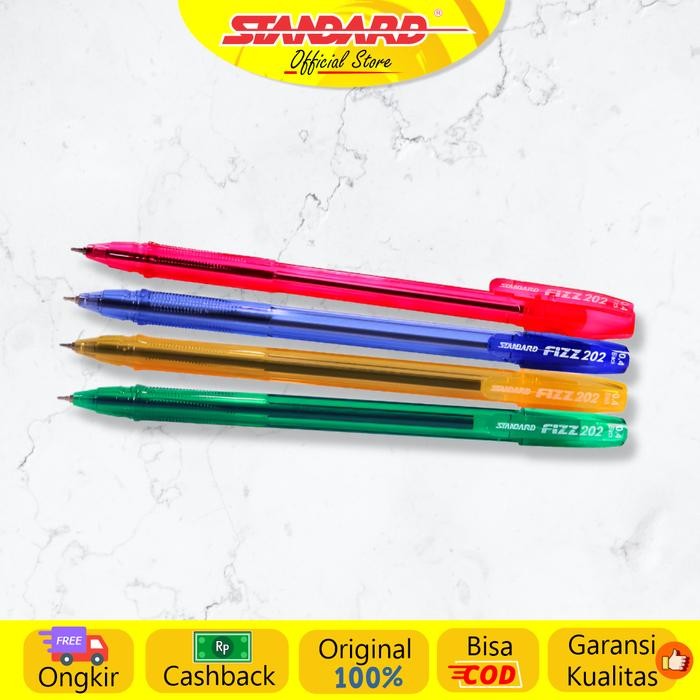 

Standard - Pulpen Fizz 202 0.4 ( Alat Tulis / Pen / Ballpoint / Pena )