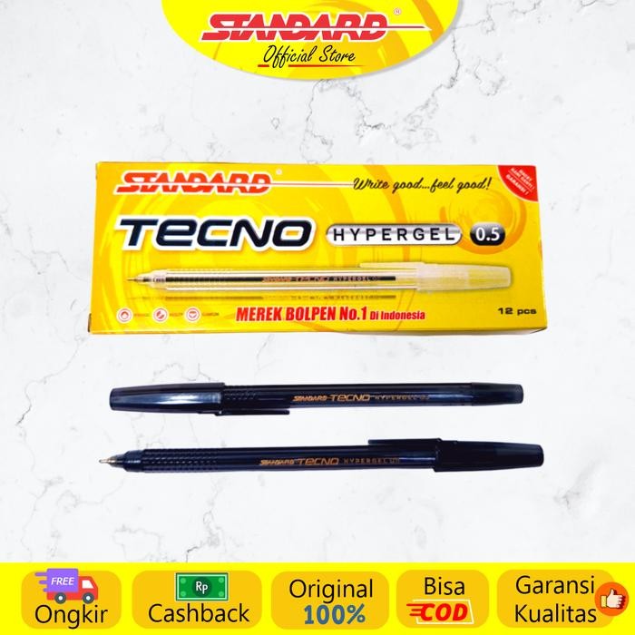 

Standard - Pulpen Tecno Hypergel 0.5 ( Alat Tulis / Pen / Ballpoint / Pena )