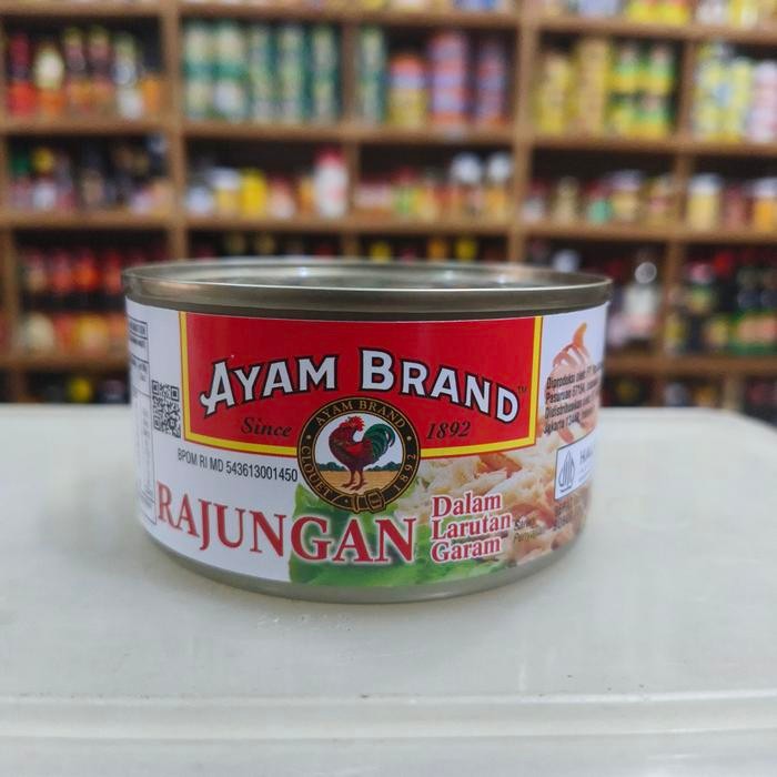 

READY AYAM BRAND CRABMEAT RAJUNGAN BRINE 170GR - DAGING RAJUNGAN KALENG