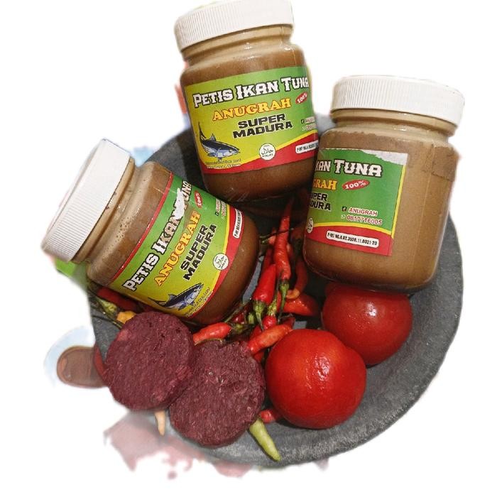 

READY ANUGRAH PETIS IKAN TUNA 250GR 3PCS BONUS TERASI 1 KEPING