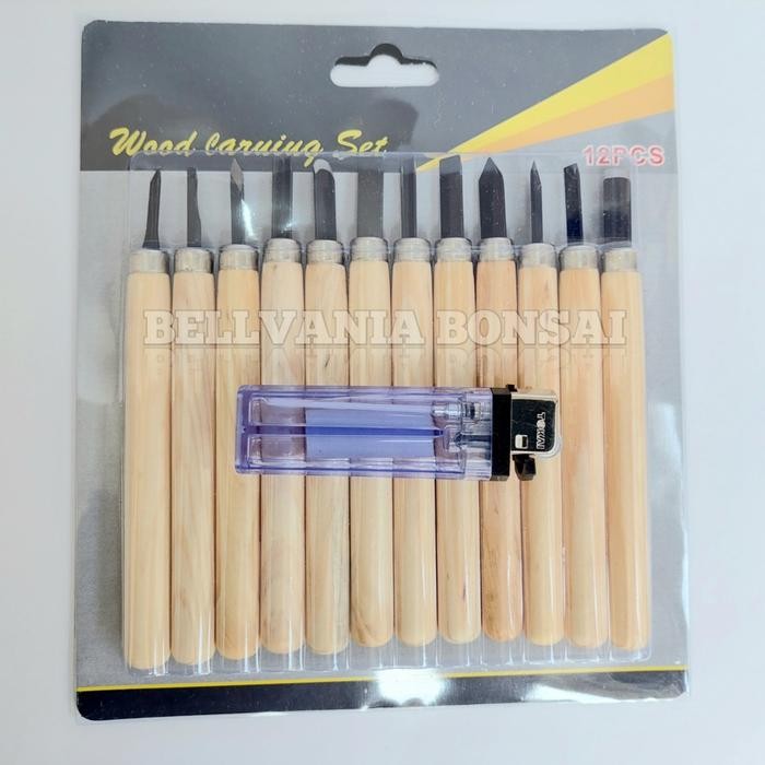 

Pisau Alat Ukir Kayu 1 Set Isi 12 Pcs Wood Carving Knife
