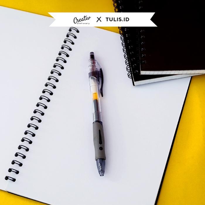 

[Tulis.Id] Basic White Paper Charcoal Black Spiral Notebook A5