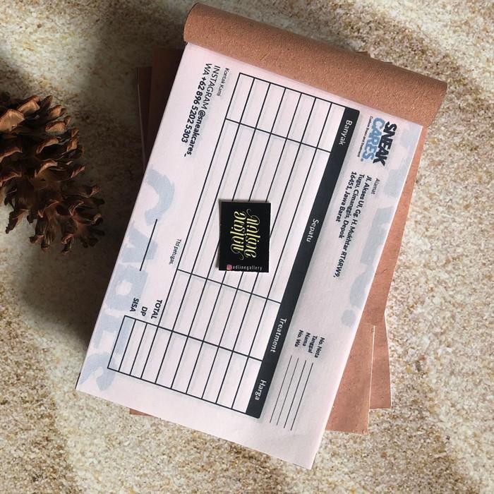 

cetak nota custom penjualan kuitansi faktur olshop 10x21 cm 1/3 f4