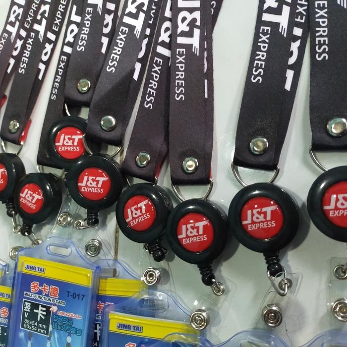 

Set Tali Lanyard JNT lengkap yoyo dan card holder karet