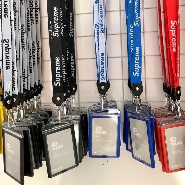 

(wenyuan.id) ID Card Holder / Gantungan Kartu Name Tag Supreme