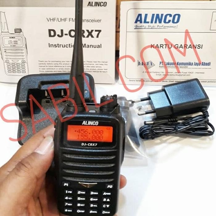 HT ALINCO DJ CRX7 DUALBAND MURAH - HT DUALBAND ALINCO DJ CRX7 MURAH