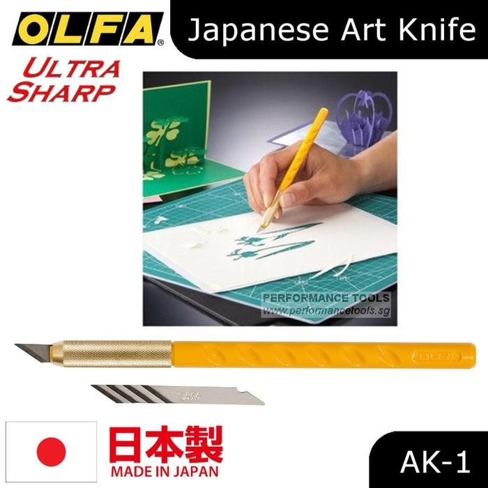 

Cutter Ak-1 Art Knife With 25 Blades Olfa