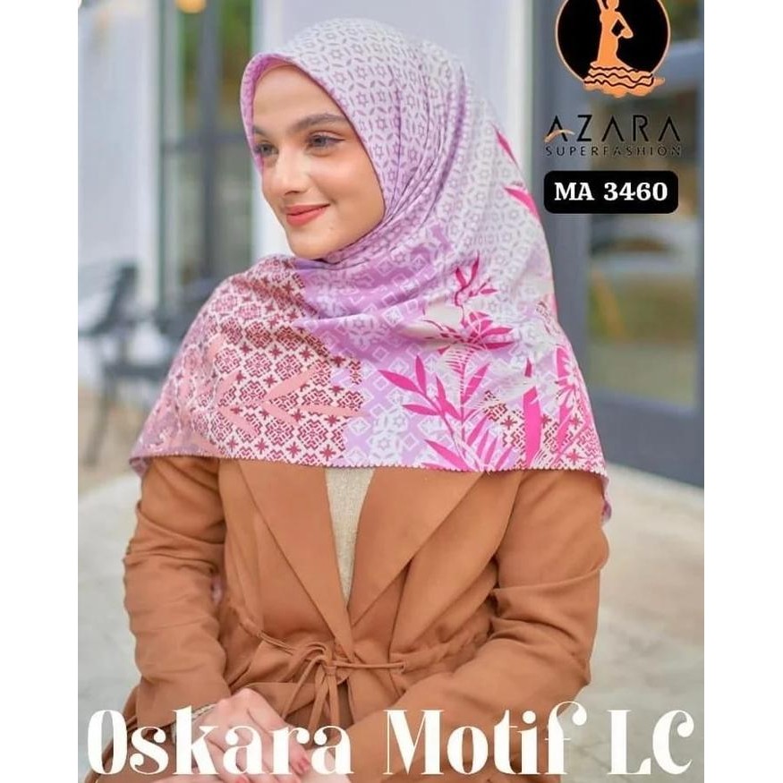 pita 5 PCS Random Kerudung Instan Zipper Segi Empat Motif Terbaru Jilbab Resleting Voal Premium