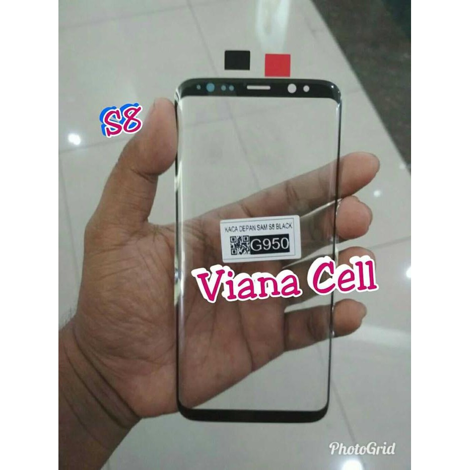 KACA LCD KACA DEPAN KACA TOUCHSCREEN SAMSUNG GALAXY S8 G950 ORI. HITAM