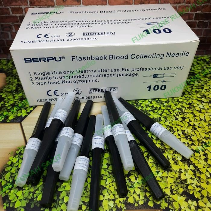 NEEDLE FLASHBACK 22 G VACUTAINER ISI 100 PCS ( TAJAM )