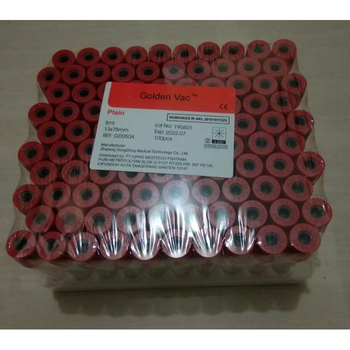 TABUNG PLAIN - GOLDEN VAC