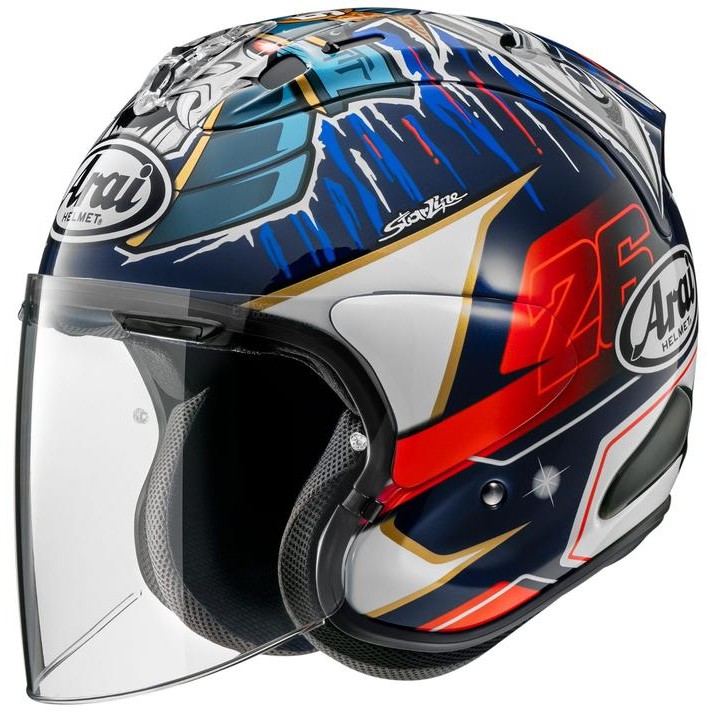 Arai Sni Vz-Ram Pedrosa Shogun Helm Half Face Original