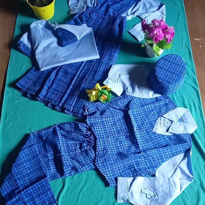 (Allthebest) seragam muslim anak tk kotak