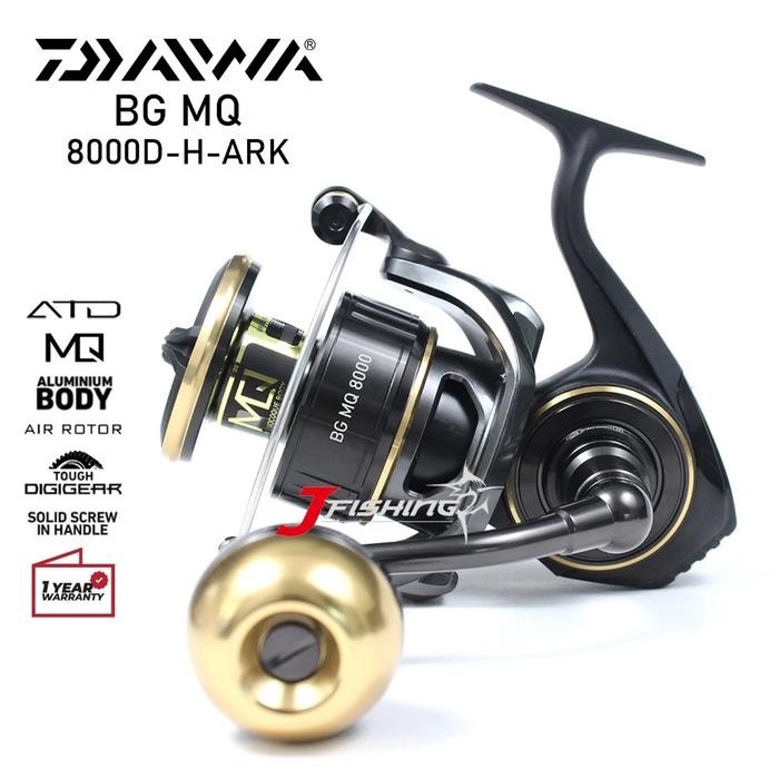 Reel Daiwa Bg Mq 21 3000 S/D 18000 Ark Spinning Power Handle Kolam Laut Sungai Muara Danau Resmi