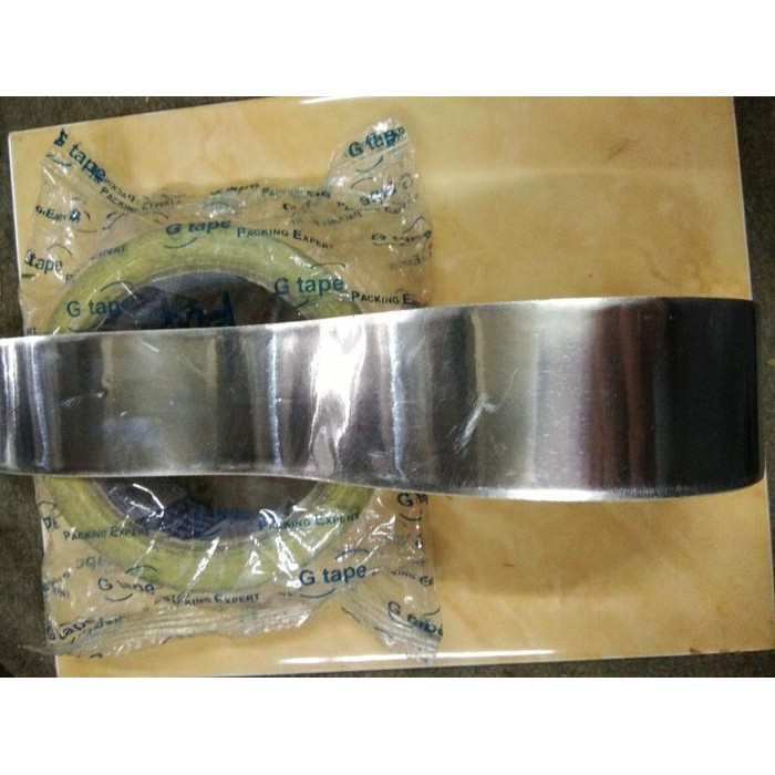 

Seroll Aluminium Foil Tape Isolasi Lakban Tahan Panas Uk4 cm (20 meter