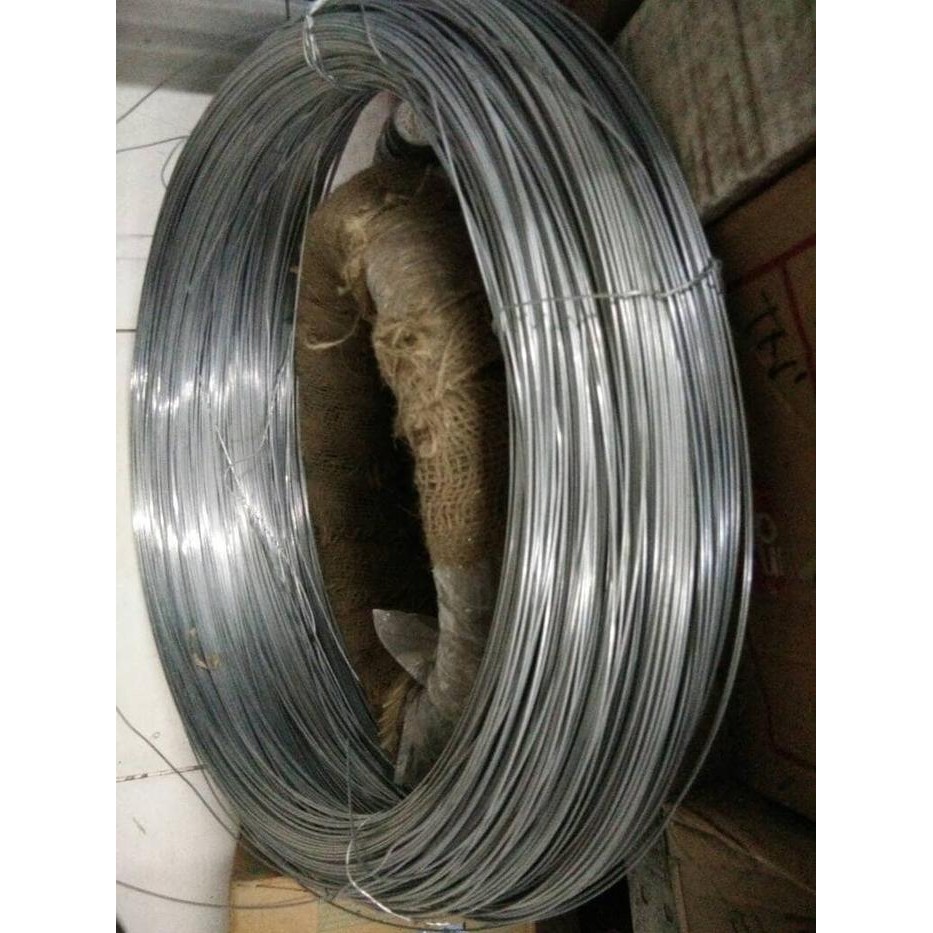 KAWAT SENG BWG 20 = 1mm/ KAWAT LICIN GALVANIS PUTIH (SEROLL 25 KG)