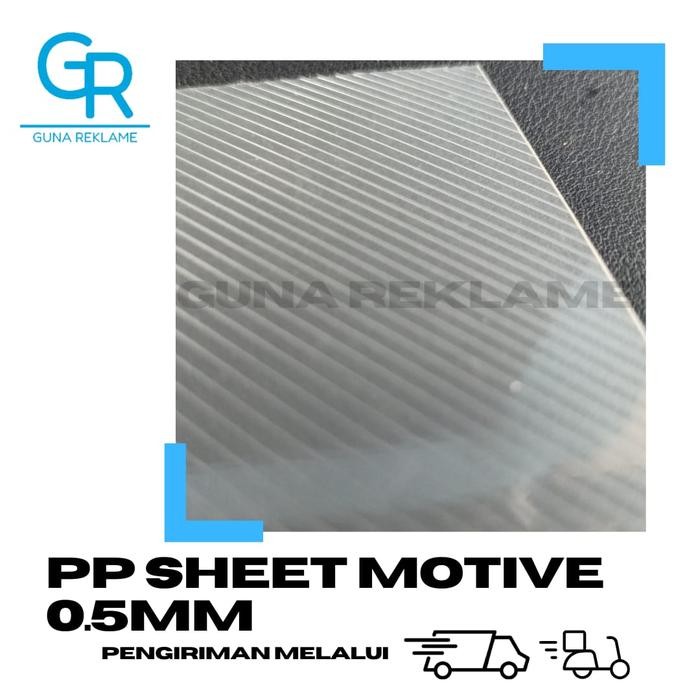 

Bisa Grab! Pp Sheet Motive 0.5 Mm Polypropylene Lembaran Motif Garis 0.5 Mm