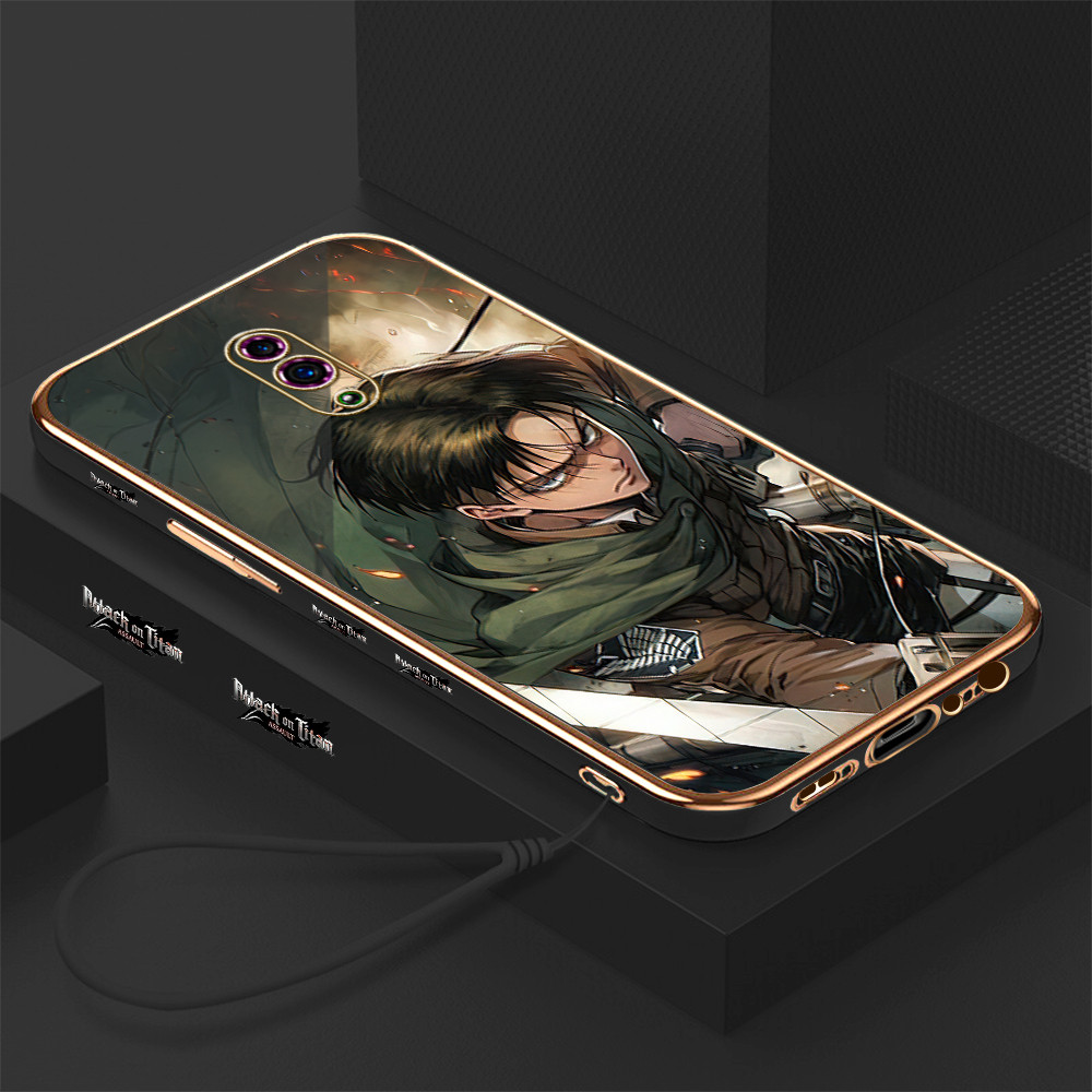 [Pengiriman lokal] OPPO Reno 3 4 4f 5 5k 6 7 7z 8 8T 8Z 4G 11F 13F 13FS 5G  Casing HP Attack On Tita