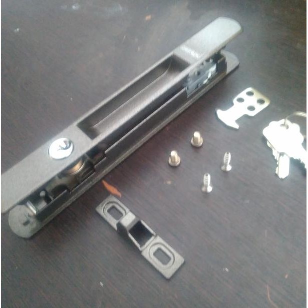 Kunci Pintu Sliding/Kunci Pintu Aluminium,Besi,Kayu Merk Dekson Brown