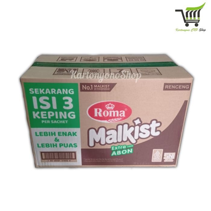 

Roma Malkist Rasa Abon Gurih Sachet Per Dus Best Seller