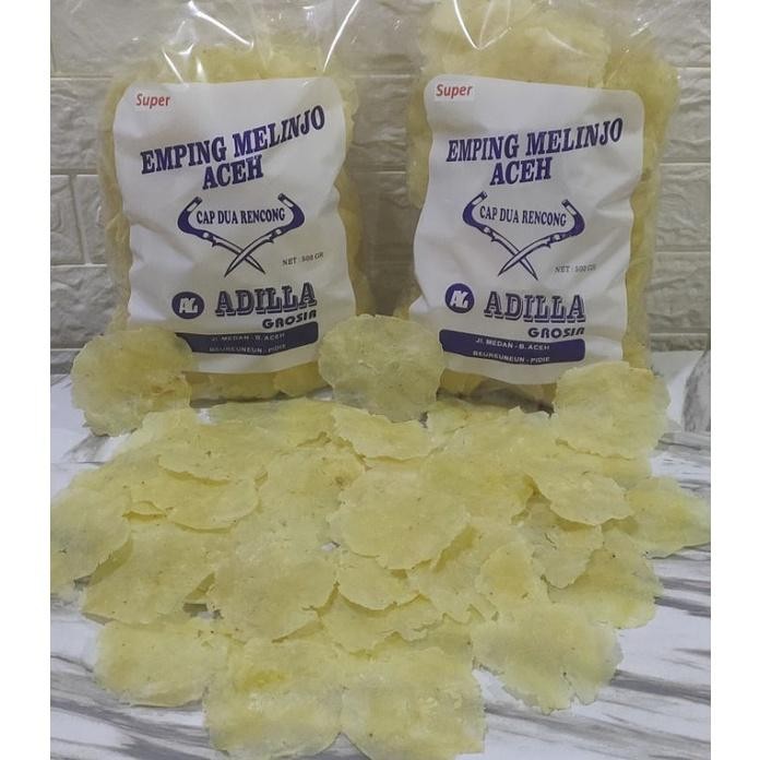 

Emping Melinjo Aceh Super Lebar Dan Tipis Kemasan 500Gr Terlaris