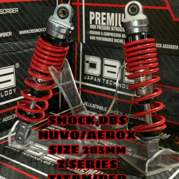 Shock Breaker Belakang Merek Dbs Yamaha New Aerox 155 Ukuran 285Mm