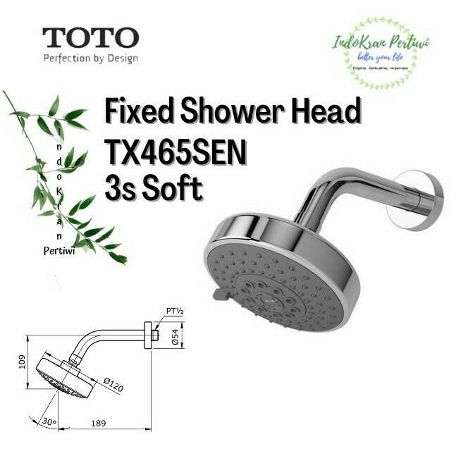 Wall Shower head TOTO TX465SEN / Shower Mandi TOTO type wall shower