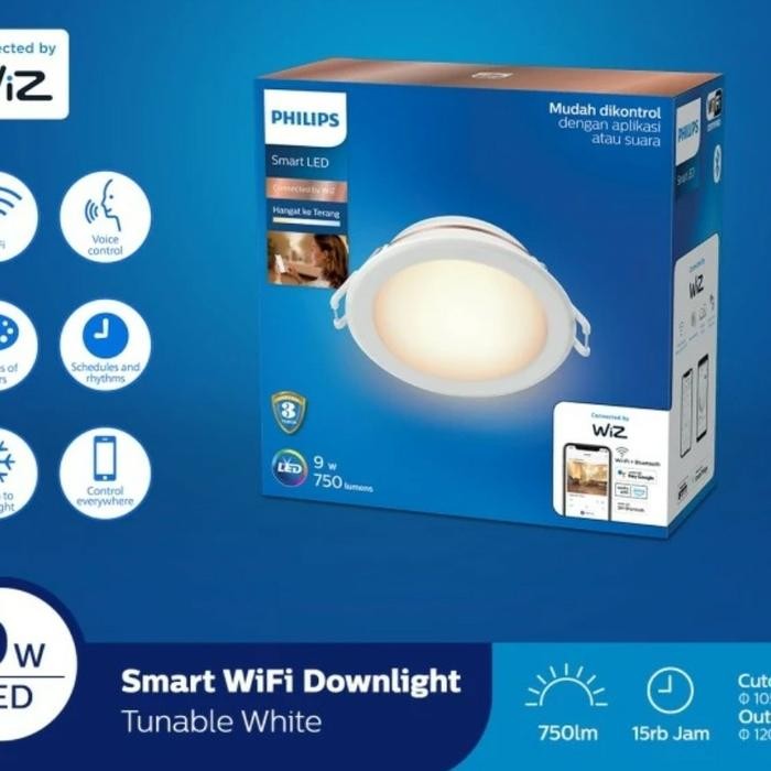 PHILIPS SMART WIFI LED DOWNLIGHT 9 WATT
