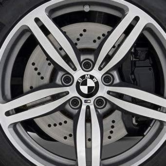 Dop Velg Warna Hitam Putih Ukuran 68mm / 6.8cm