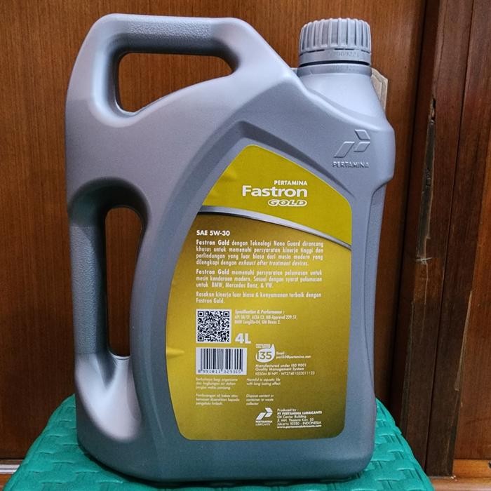 oli pertamina fastron gold 5w30 4 liter