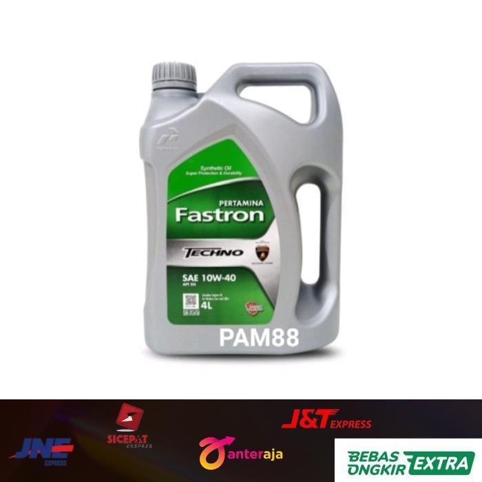 Oli FASTRON Techno.. 4 liter hijau... Sae 10 W - 40