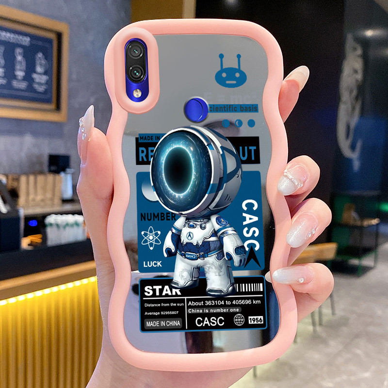 Casing HP Untuk Xiaomi Redmi Note 7 Note 7s Note 7 Pro Case Astronot NASA Macaron Softcase Silikon l