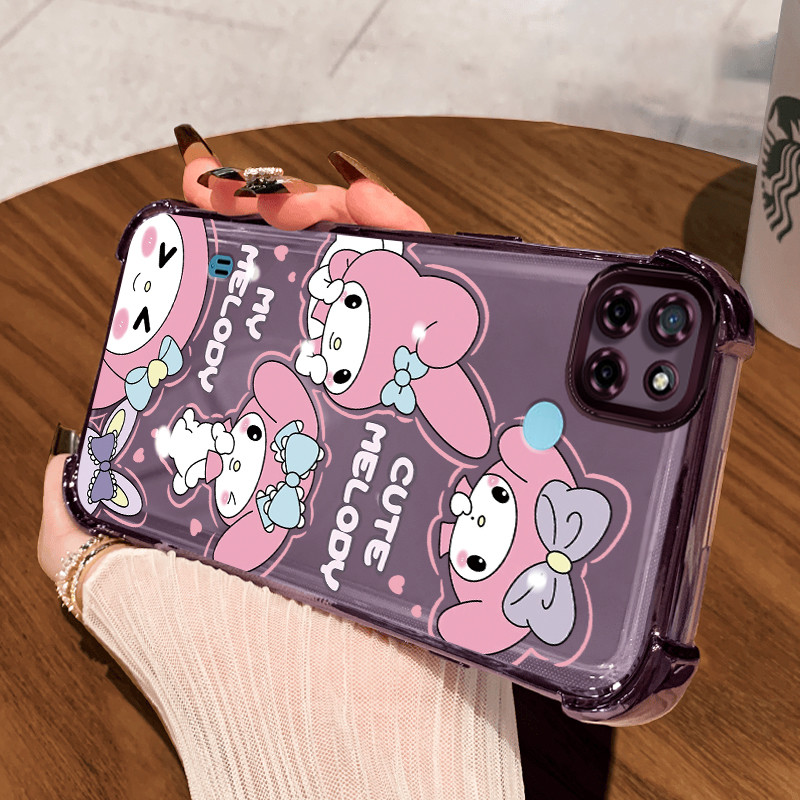 Casing Hp untuk Realme C21Y Realme C25Y C21 C15 Case Cesing Karakter kartun yang lucu ponsel pelindu